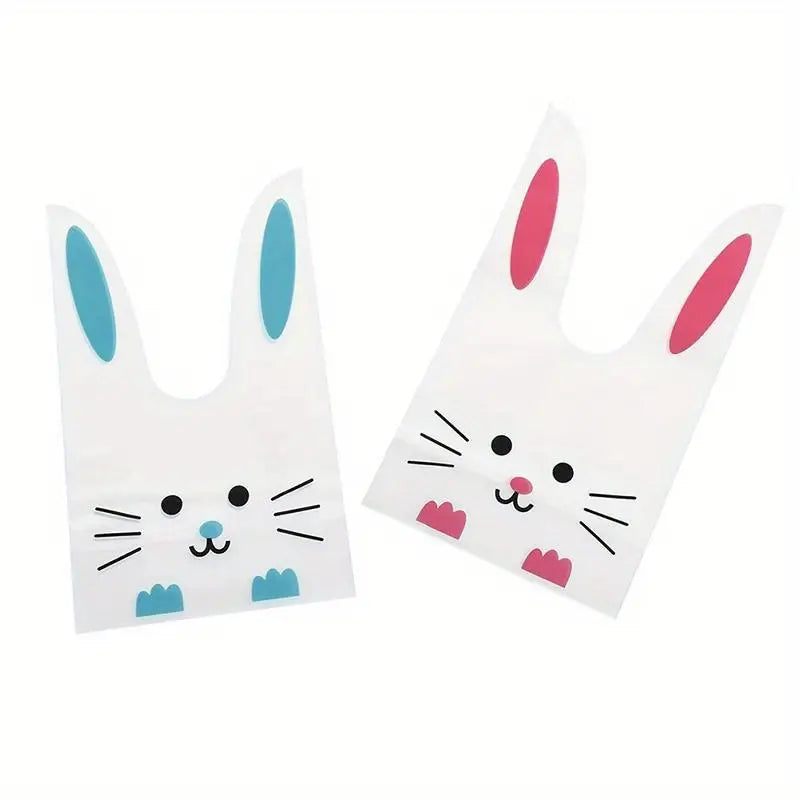 SACHETS CADEAUX EN FORME D'OREILLES DE LAPIN BLEU