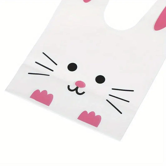 SACHETS CADEAUX EN FORME D'OREILLES DE LAPIN ROSE