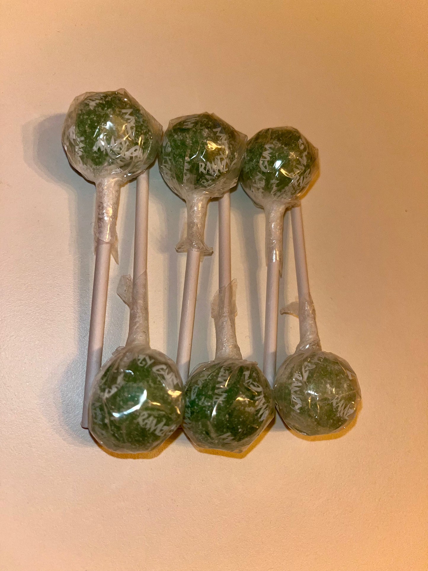 SUCETTE / CHEWING-GUM POMME ACIDE X6