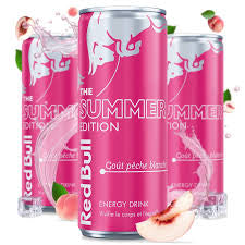 RED BULL THE SUMMER EDITION SAVEUR PÊCHE BLANCHE