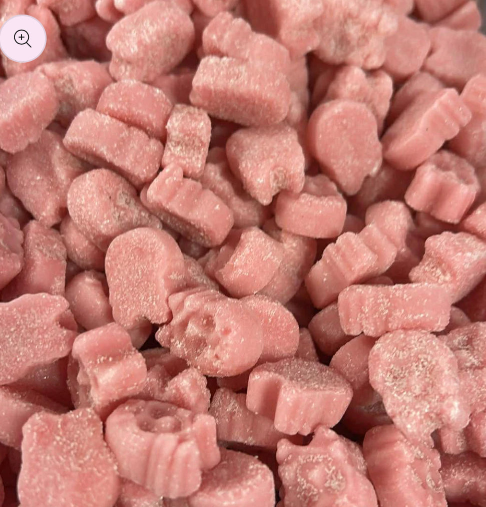 MINI BUBS CRANE FRAMBOISE ACIDE 100g