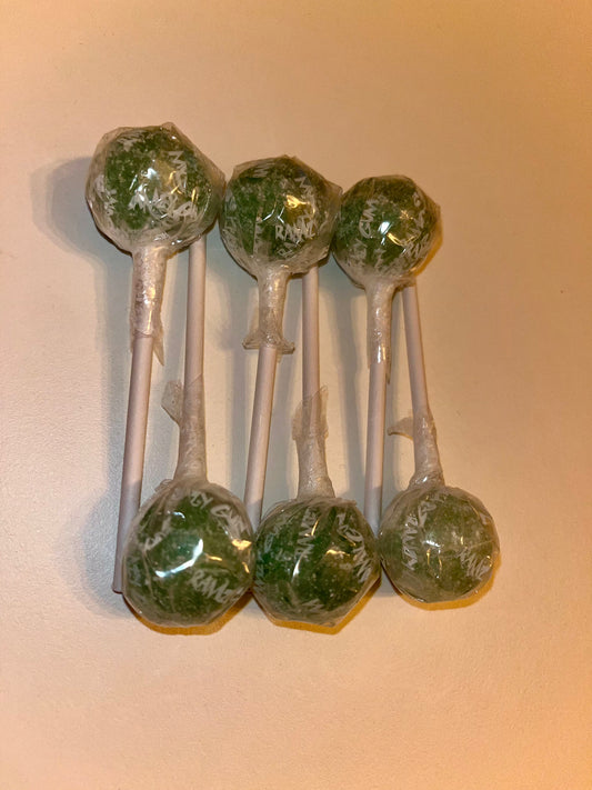 SUCETTE / CHEWING-GUM POMME ACIDE X6